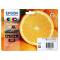 Cartuccia ink - 33XL - C-M-Y-K-K PH - C-M-Y 8,9 ml - K 12,2 ml - K PH 8,1 ml - Epson - C13T33574011 - 8715946645292 - DMwebShop