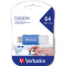 Chiavetta USB - Blu - 64 Gb - Verbatim - 49455 - 023942494553 - DMwebShop