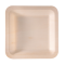 Piatto piano monouso - quadrato - 21,5 x 21,5 cm - legno - colore naturale - conf. 50 pezzi - Signor Bio - WPS002BIO50B - 8055715782507 - DMwebShop