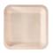 Piatto piano monouso - quadrato - 25 x 25 cm - legno - colore naturale - conf. 50 pezzi - Signor Bio - WPS003BIO50B - 8055715782514 - DMwebShop
