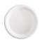 Piatto piano monouso - rotondo - Ø 23 cm - canna da zucchero - bianco - conf. 50 pezzi - Signor Bio - BPC003BIO50F - 8055715784129 - DMwebShop