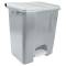 Contenitore mobile Ecoconti - a pedale - 60 lt - plastica riciclata - grigio-bianco - Medial International - 912670 - 8056324539155 - DMwebShop