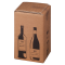 Scatola Wine Pack per 4 bottiglie - 21,2 x 20,4 x 36,8 cm - conf. 10 pezzi - Bong Packaging - 222103210 - 4250414138349 - DMwebShop