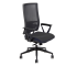 Seduta operativa Nereide NDAE - con braccioli fissi - nero - Unisit - NDAE/BRP/IN - DMwebShop