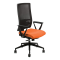 Seduta operativa Nereide NDAE - con braccioli fissi - arancio - Unisit - NDAE/BRP/IA - DMwebShop
