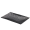 Vassoio rettangolare - 24 x 13,8 x 2 cm - melamina - nero - Leone - T8226 - 8024112010629 - DMwebShop