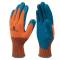 Guanti da lavoro VE733 - taglia 09 - arancio-blu - Deltaplus - VE733OR09 - 97187A - DMwebShop