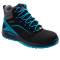 Calzatura di sicurezza Streif High - S3 - numero 41 - nero-azzurro ottanio - Rossini - PPRC406-41 - DMwebShop