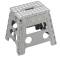 Sgabello alto Clic Clac - 30 x 22 x 32 cm - grigio - King Collection - S1407117/G - 8023755056445 - DMwebShop