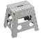 Sgabello alto Clic Clac - 30 x 22 x 32 cm - grigio - King Collection - S1407117/G - 8023755056445 - DMwebShop