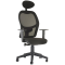 Seduta operativa Hubble HUHUPG - con braccioli regolabili e poggiatesta - nero - Unisit - HUHUPG/BRF/EN - DMwebShop