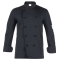 Giacca da cuoco Adriano - a manica lunga - taglia XL - nero - Giblor's - Q8G00184-U32-XL - 8056149337721 - DMwebShop