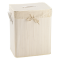 Porta biancheria - 41 x 31 x 50 cm - bambu' - bianco - King Collection - P1120205 - 8023755044565 - DMwebShop
