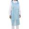 Grembiulino detectabile - in rotolo - taglia unica - PE - blu - conf. 100 pezzi - No Brand - 1660 - DMwebShop