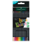Matite colorate triangolare Black Edition - colori assortiti - conf.12 pezzi - Faber Castell - 116412 - 4005401164128 - DMwebShop