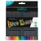 Matite colorate triangolare Black Edition - colori assortiti - conf.24 pezzi - Faber Castell - 116424 - 4005401164241 - DMwebShop
