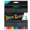 Matite colorate triangolare Black Edition - colori assortiti - conf.24 pezzi - Faber Castell - 116424 - 4005401164241 - DMwebShop