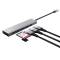 Hub USB-C veloce e lettore di schede - 3 porte - argento - Trust - 24191 - 8713439241914 - DMwebShop
