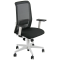 Seduta operativa Jet JEAB - con braccioli regolabili - nero - Unisit - JEAB/BR3DB/IN - DMwebShop