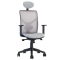Seduta operativa Pentagon Y10 PENAPG - con braccioli regolabili e poggiatesta - grigio-grigio - Unisit - PENAPG/BRF/XT/Q - DMwebShop
