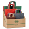 Shopper Allegra - formati assortiti - colori scuri - Sadoch - expo 100 pezzi - Rex Sadoch - SCNEBBDAR - 8006715203035 - DMwebShop