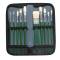 Pennello in setola - per olio - astuccio 10 pennelli assortiti - Dom - 12392 - 8004957123920 - DMwebShop