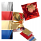 Buste regalo in PPL metal lucido - rosso - 25 x 40 + 5 cm - con patella adesiva - conf. 50 buste - PNP - U-814ARRYO7RO - 8013170185318 - DMwebShop