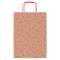 Shopper natale - 16 x 8 x 21 cm - carta kraft - fantasia stelline - rosso - Rex Sadoch - SDF16260F - 8006715240627 - DMwebShop