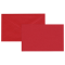 Biglietto natale neutro - con busta - 9 x 14 cm - rosso - conf. 100 pezzi - Rex Sadoch - 2100ROSSO - 8004999421008 - DMwebShop