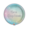 Piatto Soft Rainbow - Buon Compleanno - Ø 18 cm - carta - conf. 8 pezzi - Big Party - 74292 - 8020834742923 - DMwebShop