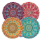 Piatto Mandala - Ø 25 cm - carta - conf. 8 pezzi - Big Party - 75758 - 8020834757583 - DMwebShop