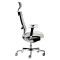 Poltrona semidirezionale Elite concept COTPGB - con braccioli regolabili e poggiatesta - bianco - Unisit - COTPGB/BRWB/KQ - DMwebShop