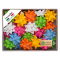 Stelle di nastro similpaper - 10 mm x Ø 5 cm - colori assortiti primavera - conf. 100 pezzi - Brizzolari - 00221399 - 8031653146410 - DMwebShop