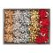 Stelle di nastro carta ecocolor - 15 mm x Ø 6,5 cm - colori assortiti natale - conf. 50 pezzi - Brizzolari - 02467100 - 8004451312639 - DMwebShop