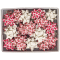 Stelle di nastro carta erba - 20 mm x Ø 9 cm - fantasie assortite natale - conf. 36 pezzi - Brizzolari - 02740600 - 8031653581150 - DMwebShop