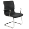 Seduta attesa Euterpe cromo EPVC - con braccioli inclusi - nero - Unisit - EPVC/KN - DMwebShop