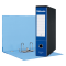 Registratore Essentials G75 - dorso 8 cm - protocollo 23 x 33 cm - blu - Esselte 390775050