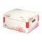 Scatola container Speedbox - Small - 25,2 x 35,5 cm - dorso 19,3 cm - bianco e rosso - conf. 15 pezzi - Esselte - 623911 - 4049793026015 - DMwebShop