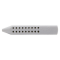 Gomma a forma di matita Grip 2001 - 90 x 15 x 15 mm - grigia - conf. 10 pezzi - Faber Castell - 187100 - 4005401057666 - DMwebShop