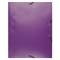 Cartellina 3 lembi - con elastici - PPL - 24 x 32 cm - viola - conf. 30 pezzi - Exacompta - 55918E - 3130630559184 - DMwebShop