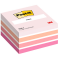 Blocco foglietti Cubo - 76 x 76 mm - rosa soft, bianco, melone neon, rosa power, rosa guava - 450 fogli - Post-it - 7100172384 - 4001895871351 - DMwebShop