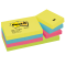 Blocco foglietti Colori Energy - colori assortiti - 38 x 51 mm - 72 gr - 100 fogli - Post it 7100290179