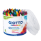 Pastelli cera maxi - lunghezza 100 mm - Ø 11,5 mm - barattolo 60 pastelli - Giotto - 519200 - 8000825519208 - DMwebShop