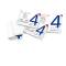 Blocco4 - 240 x 330 mm - 4 angoli - 20 fogli - 200 gr - liscio squadrato - 24 x 33 cm - conf. 10 pezzi - Pigna - 0220022SG - 8005235104532 - DMwebShop
