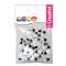Occhietti adesivi tondi - misure assortite - busta 50 pezzi - Deco - 11495 - 8004957114959 - DMwebShop