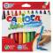 Pennarelli Jumbo - punta 6 mm - colori assortiti - lavabili - astuccio 12 pezzi - Carioca - 40569 - 8003511405694 - DMwebShop