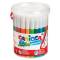 Pennarelli Jumbo - punta 6 mm - colori assortiti - lavabili - barattolo 50 pezzi - Carioca - 42312 - 8003511423124 - DMwebShop