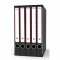 Gruppo registratori Quintetto - con 5 cartelle 3 lembi - 23 x 32 cm - dorso 23 cm - grigio - Rexel - King Mec - GKM5300 - 5028252505734 - DMwebShop