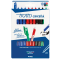 Astuccio Penne a sfera cancellabile Cancellik - punta 1 mm - 10 colori assortiti - conf. 10 pezzi - Tratto F832700