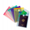 Set 6 Buste PP con Velcro Verticali 11,4x15,8cm colori assortiti